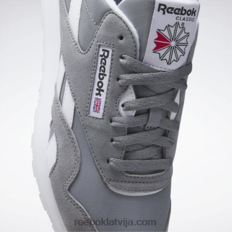 klasiski neilona vīriešu apavi0T4641047 Reebok tīri pelēks 5/ftwr balts