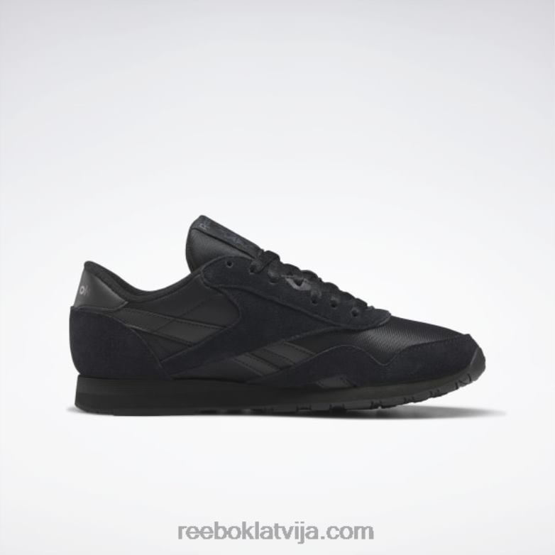 klasiski neilona vīriešu apavi0T4641078 Reebok kodols melns/tīri pelēks 7