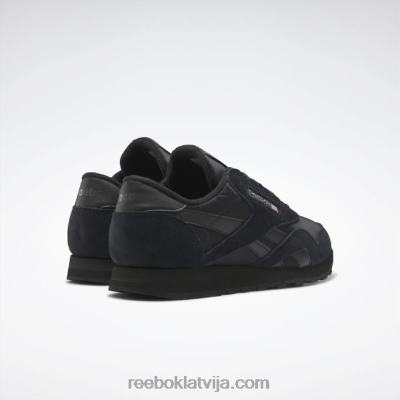 klasiski neilona vīriešu apavi0T4641078 Reebok kodols melns/tīri pelēks 7