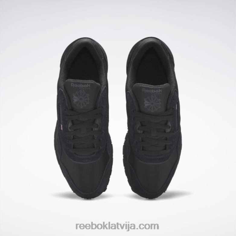 klasiski neilona vīriešu apavi0T4641078 Reebok kodols melns/tīri pelēks 7