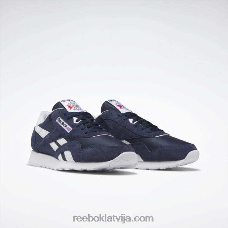 klasiski neilona vīriešu apavi0T4641083 Reebok vektors navy/ftwr balts