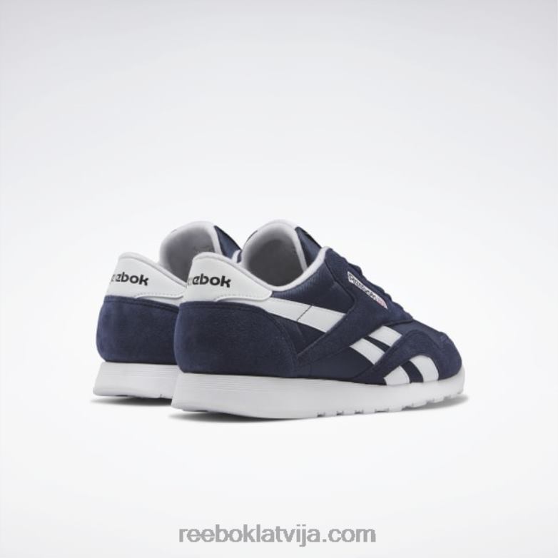 klasiski neilona vīriešu apavi0T4641083 Reebok vektors navy/ftwr balts