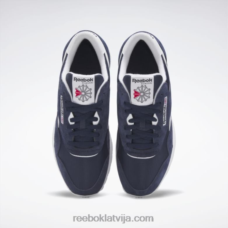 klasiski neilona vīriešu apavi0T4641083 Reebok vektors navy/ftwr balts