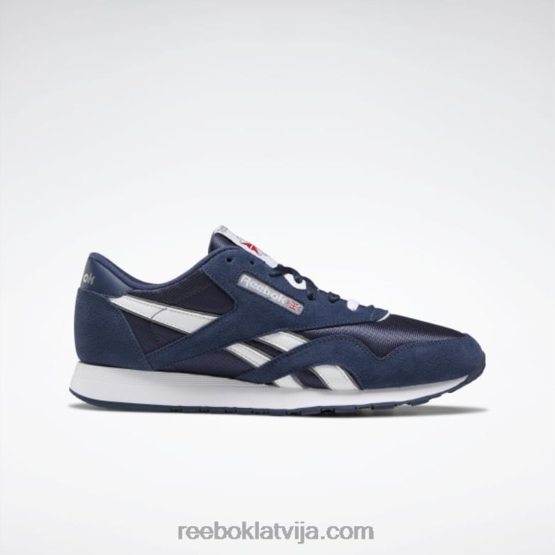 klasiski neilona vīriešu apavi0T4641142 Reebok komanda flote/platīns