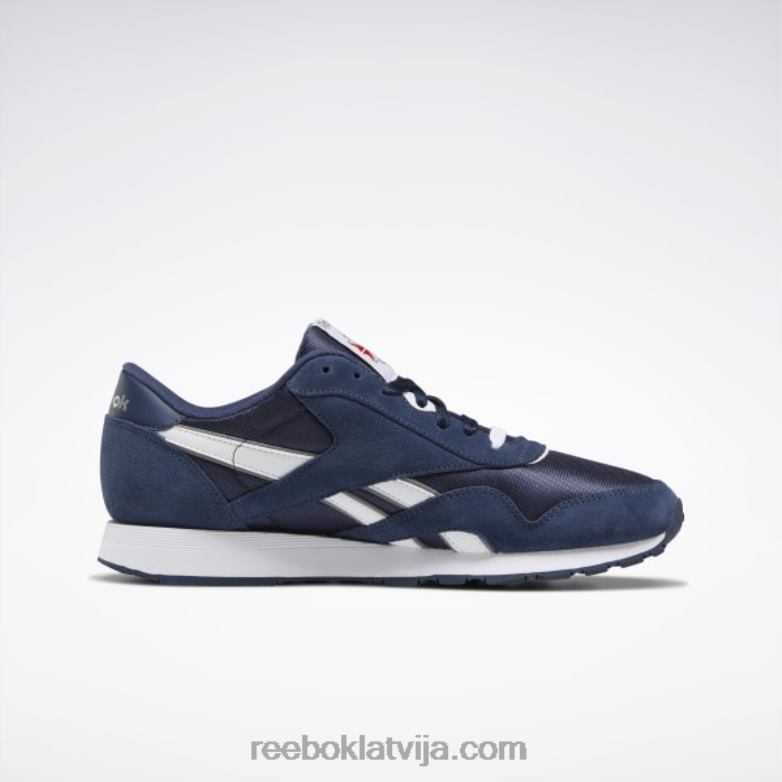 klasiski neilona vīriešu apavi0T4641142 Reebok komanda flote/platīns