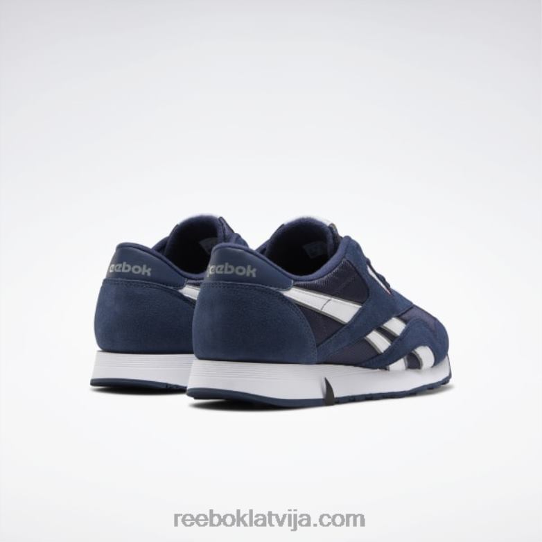 klasiski neilona vīriešu apavi0T4641142 Reebok komanda flote/platīns