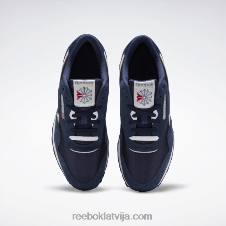 klasiski neilona vīriešu apavi0T4641142 Reebok komanda flote/platīns