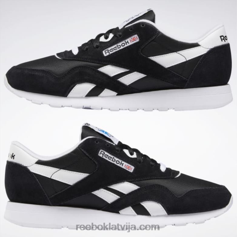 klasiski neilona vīriešu apavi0T4641179 Reebok melns balts