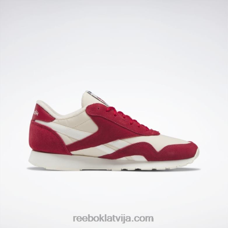 klasiski neilona vīriešu apavi0T4641217 Reebok zibspuldze sarkana/krīta/klasiski balta