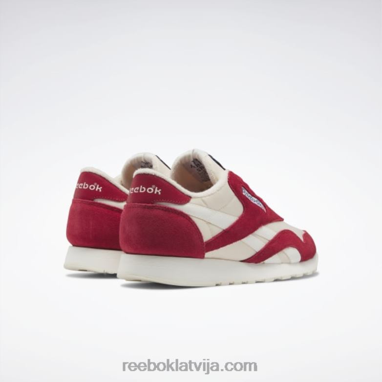 klasiski neilona vīriešu apavi0T4641217 Reebok zibspuldze sarkana/krīta/klasiski balta