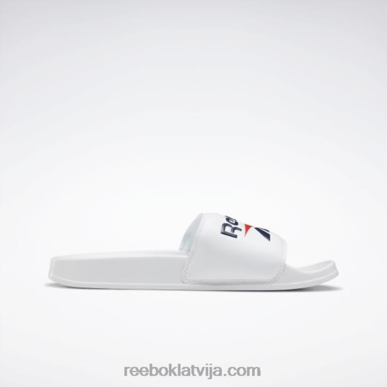 klasiskie slaidi0T464380 Reebok balts/koleģiāls navy/mirdzoši sarkans