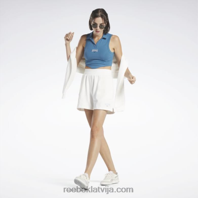 klasisks augstskolas tops sievietes 0T464854 Reebok tēraudzils s23-r