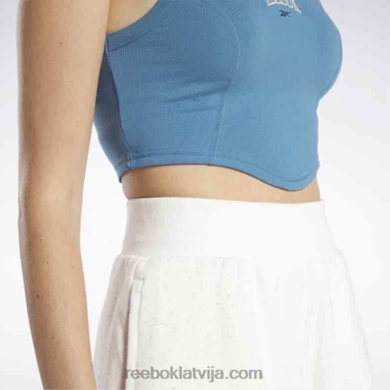 klasisks augstskolas tops sievietes 0T464854 Reebok tēraudzils s23-r