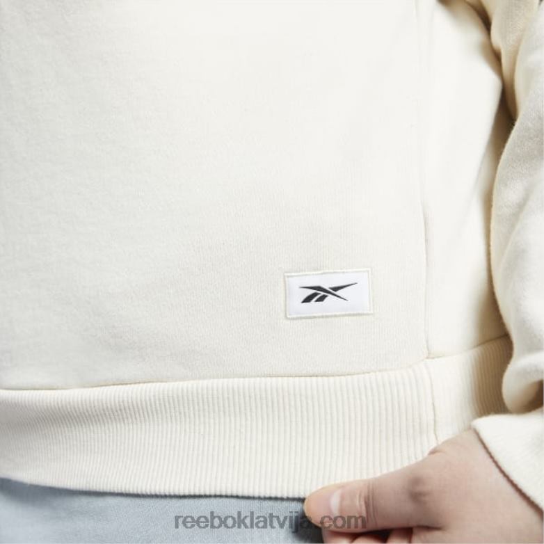 klasisks dabīgas krāsas sporta krekls (plus izmērs) sievietes 0T464904 Reebok nekrāsots