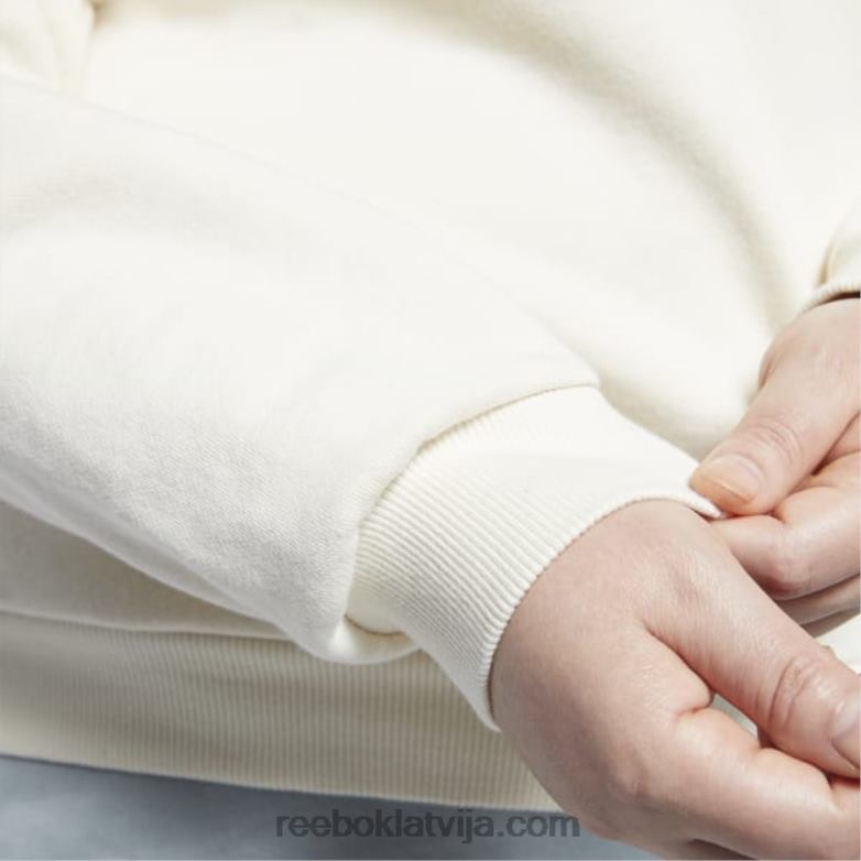 klasisks dabīgas krāsas sporta krekls (plus izmērs) sievietes 0T464904 Reebok nekrāsots