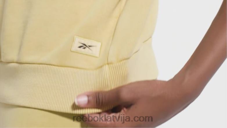 klasisks dabīgas krāsas sporta krekls sievietes 0T464856 Reebok spilgts okers