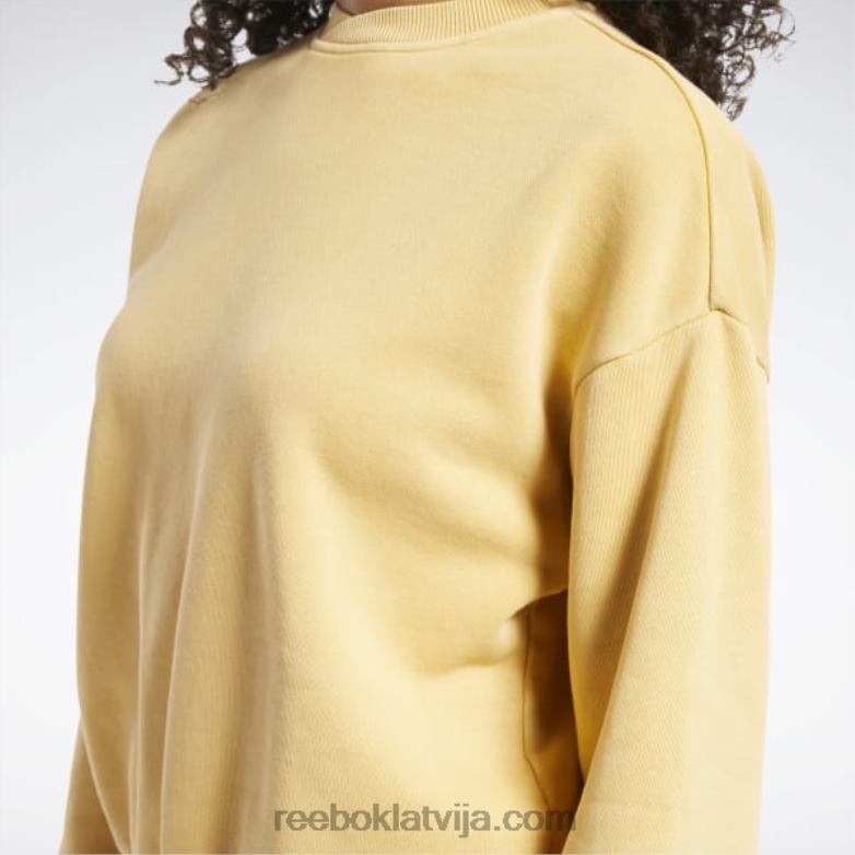 klasisks dabīgas krāsas sporta krekls sievietes 0T464856 Reebok spilgts okers