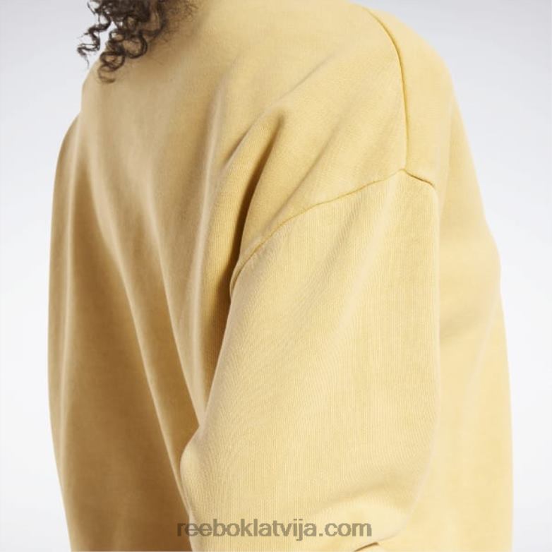 klasisks dabīgas krāsas sporta krekls sievietes 0T464856 Reebok spilgts okers