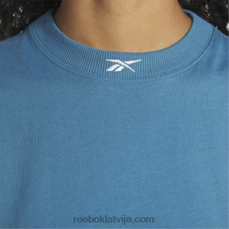 klasisks džersija muskuļu topis sievietes 0T464858 Reebok tēraudzils s23-r