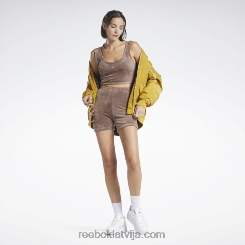 klasisks plīša tops sievietes 0T464891 Reebok taupe