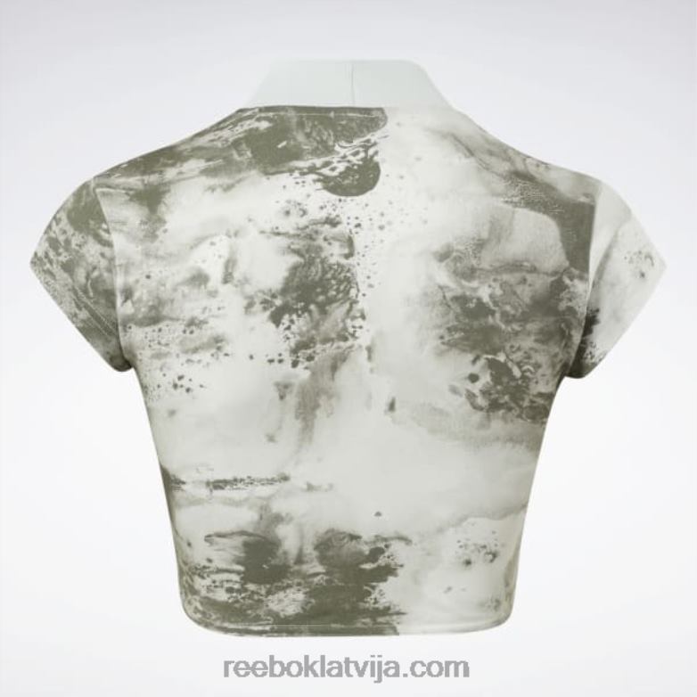 klasisks t-krekls ar mākoņu šļakatām ar īsām piedurknēm sievietes 0T464984 Reebok gaišā salvija