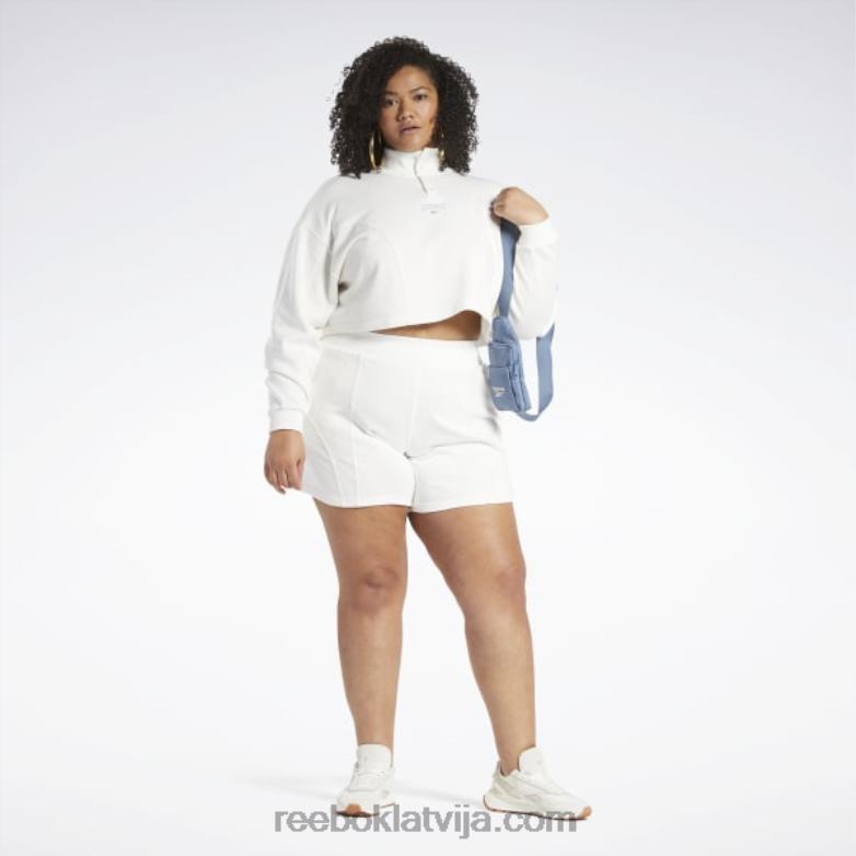 klasisks universitātes sporta krekls (plus izmērs) sievietes 0T464863 Reebok krīts