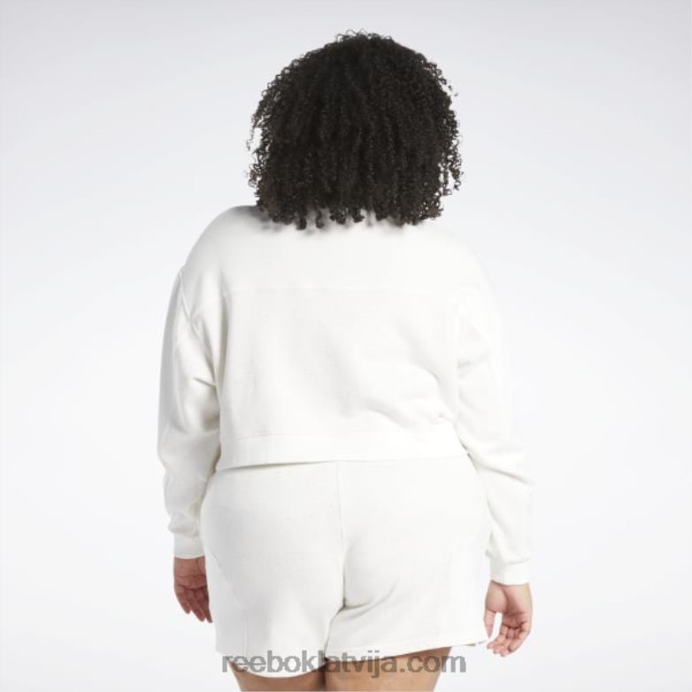 klasisks universitātes sporta krekls (plus izmērs) sievietes 0T464863 Reebok krīts