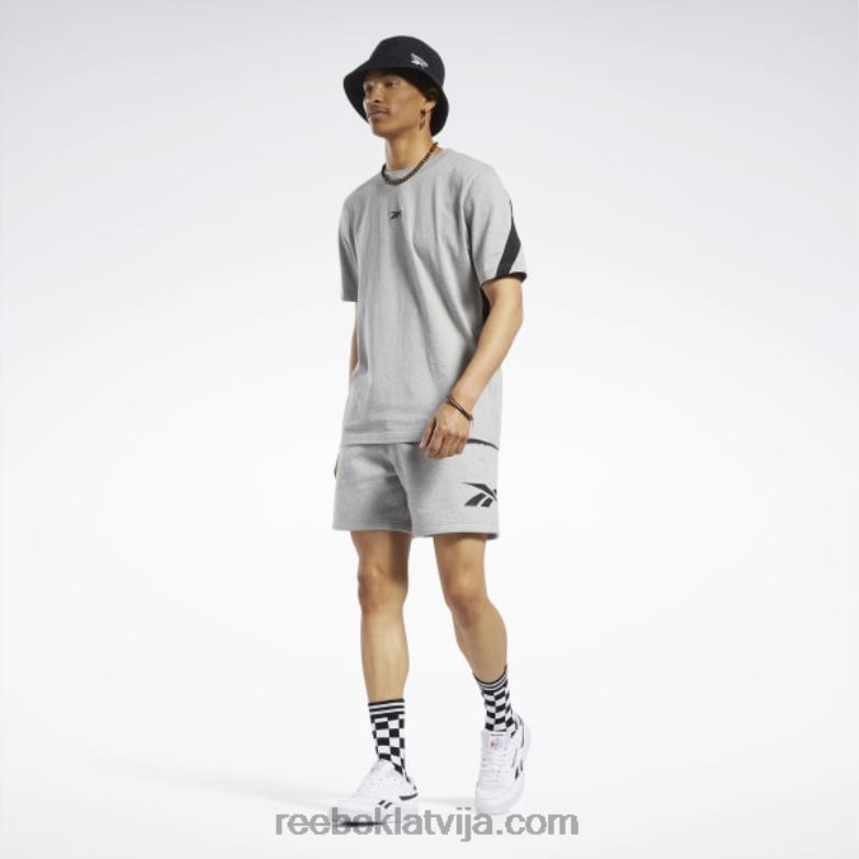 klasisku zīmolu lepni šorti vīriešiem 0T4641210 Reebok vidēji pelēki virši