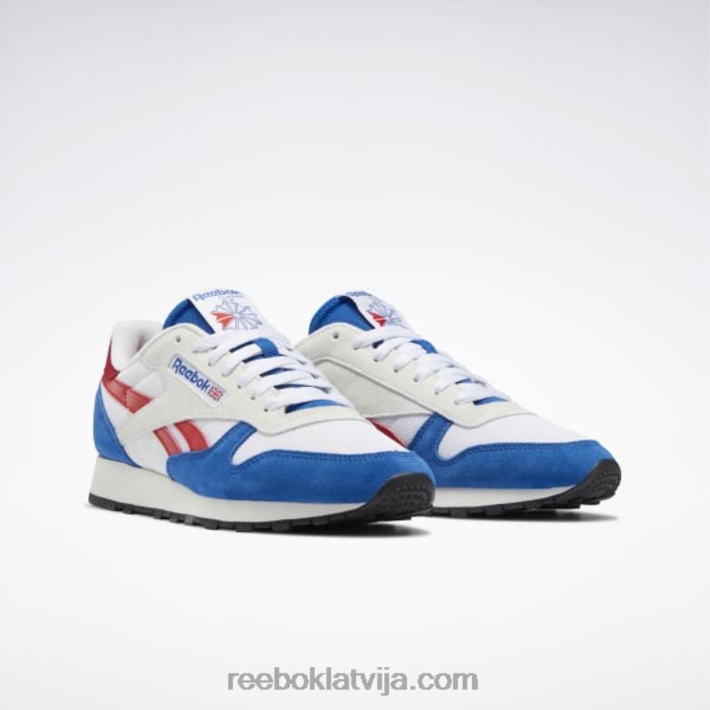 klasiskā āda padariet to par saviem apaviem0T464153 Reebok vektors zils/ftwr balts/vektors sarkans