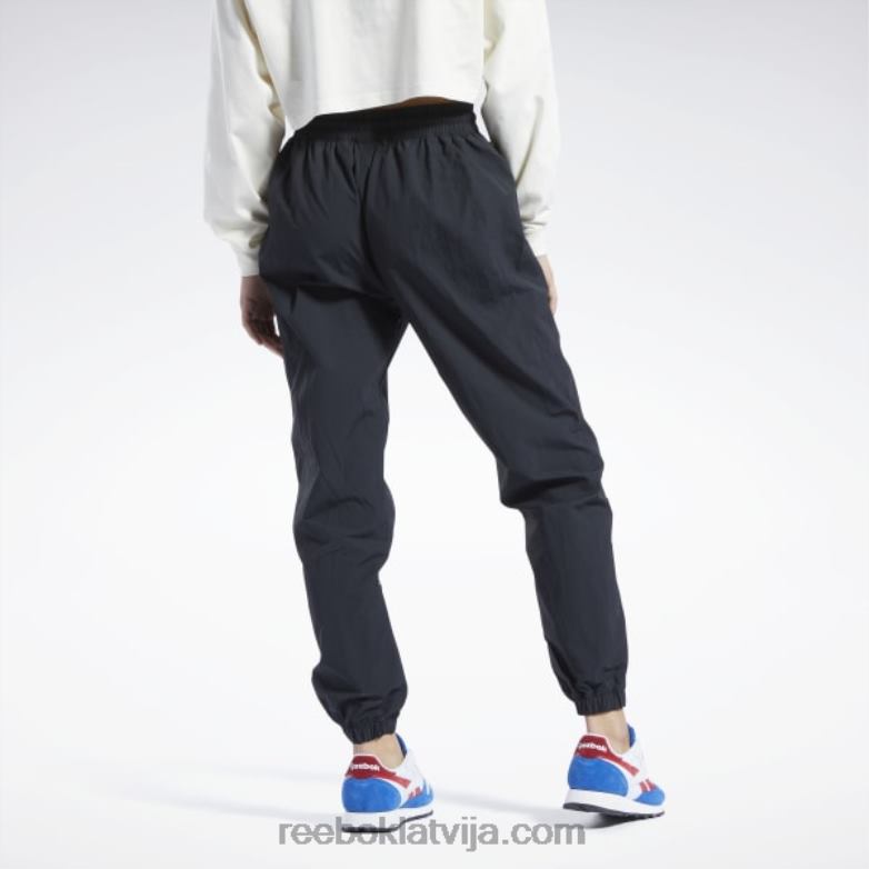 klasiskās franšīzes treniņbikses sievietes 0T464157 Reebok nakts melns