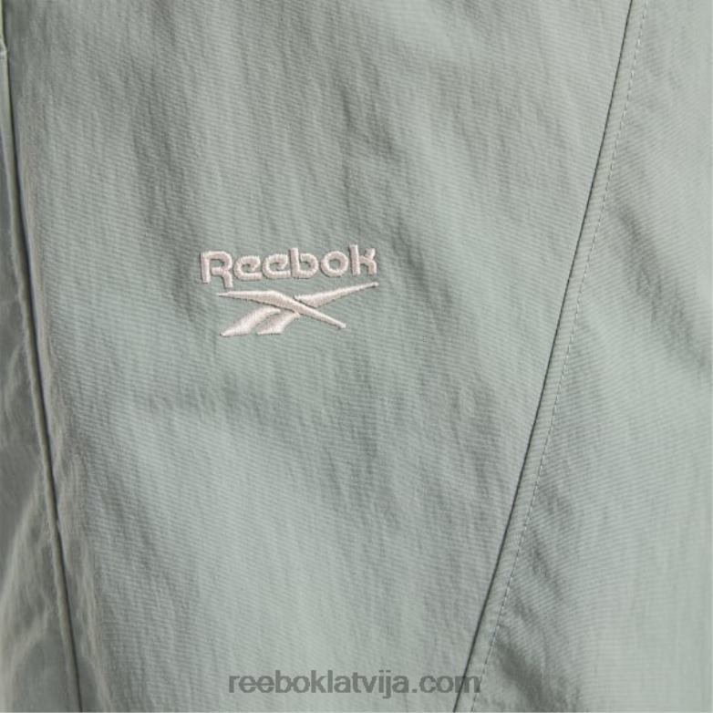 klasiskās franšīzes treniņbikses sievietes 0T464275 Reebok harmonija zaļa