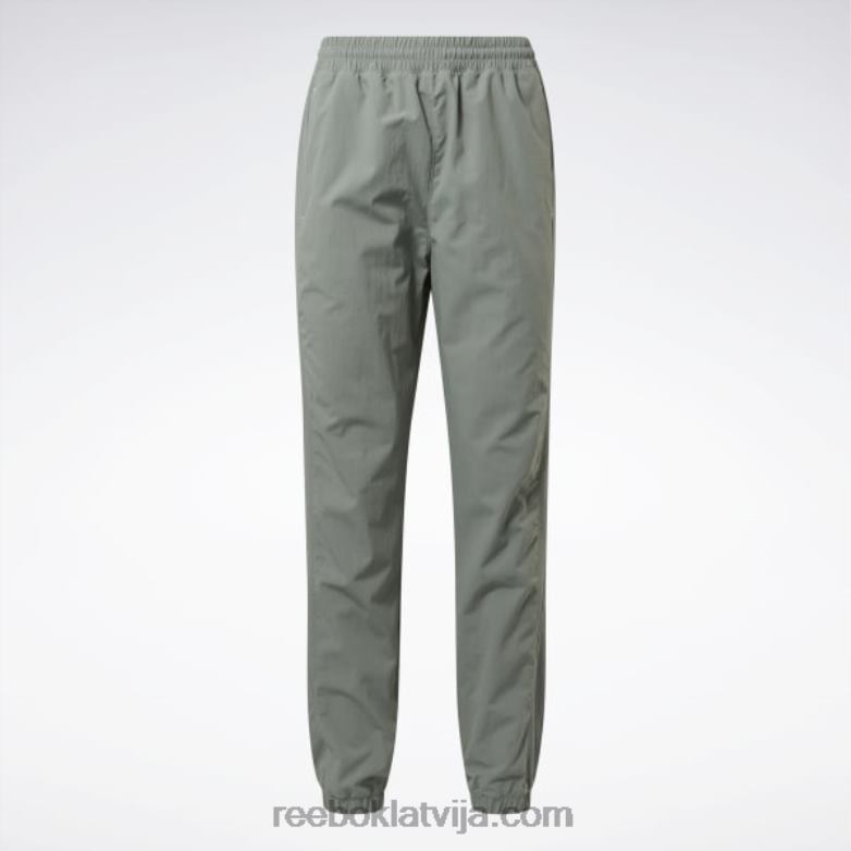 klasiskās franšīzes treniņbikses sievietes 0T464275 Reebok harmonija zaļa