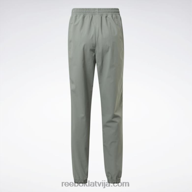 klasiskās franšīzes treniņbikses sievietes 0T464275 Reebok harmonija zaļa