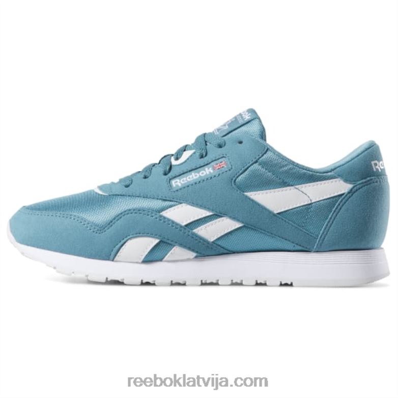 klasiskās neilona krāsas kurpes0T464955 Reebok tirkīza/balta