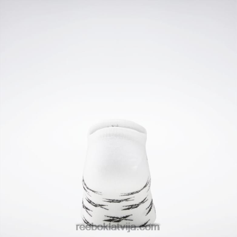 klasiskās neredzamās zeķes 3 pāri0T4641001 Reebok balts/lgh vienkrāsains pelēks
