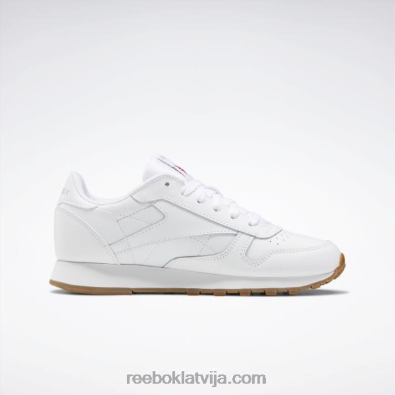 klasiskās ādas apavi - klases skola bērni 0T4641379 Reebok ftwr balta/reebok gumijas gumija-02
