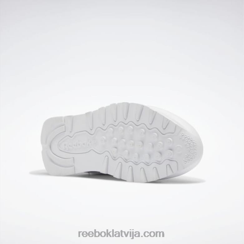 klasiskās ādas apavi - klases skola bērni 0T4641398 Reebok ftwr balts