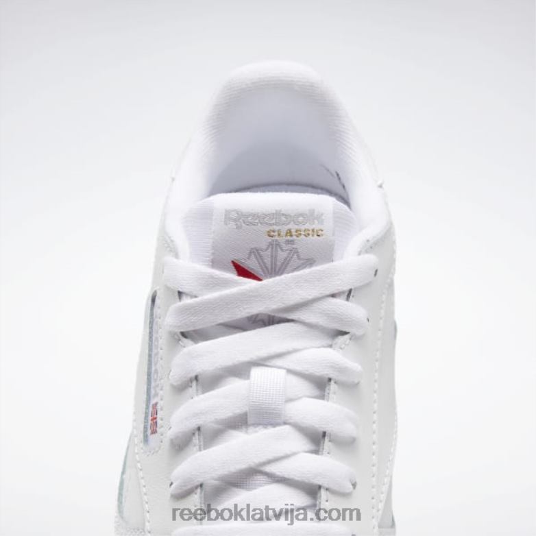 klasiskās ādas apavi - klases skola bērni 0T4641398 Reebok ftwr balts