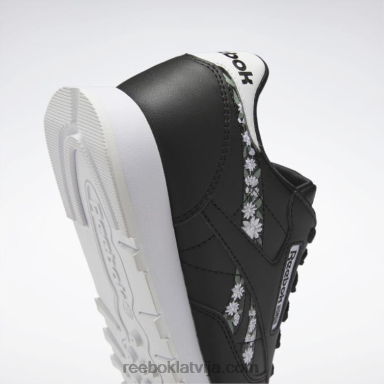 klasiskās ādas apavi - klases skola bērni 0T4641410 Reebok kodols melns/ftwr balts