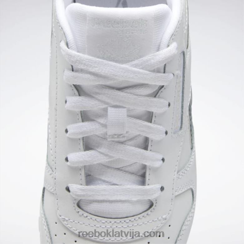 klasiskās ādas apavi - klases skola bērni 0T4641425 Reebok ftwr balts