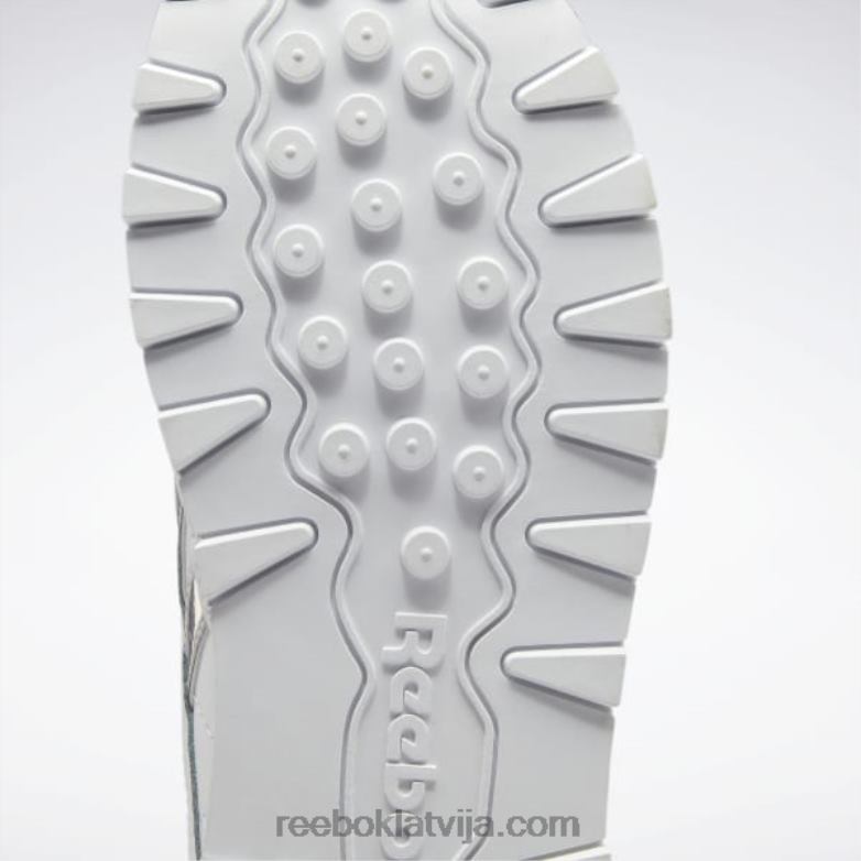 klasiskās ādas apavi - klases skola bērni 0T4641425 Reebok ftwr balts