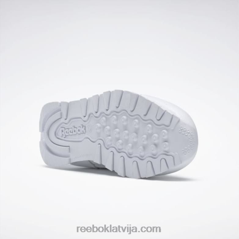 klasiskās ādas apavi - pirmsskolas vecuma bērni 0T4641385 Reebok balts