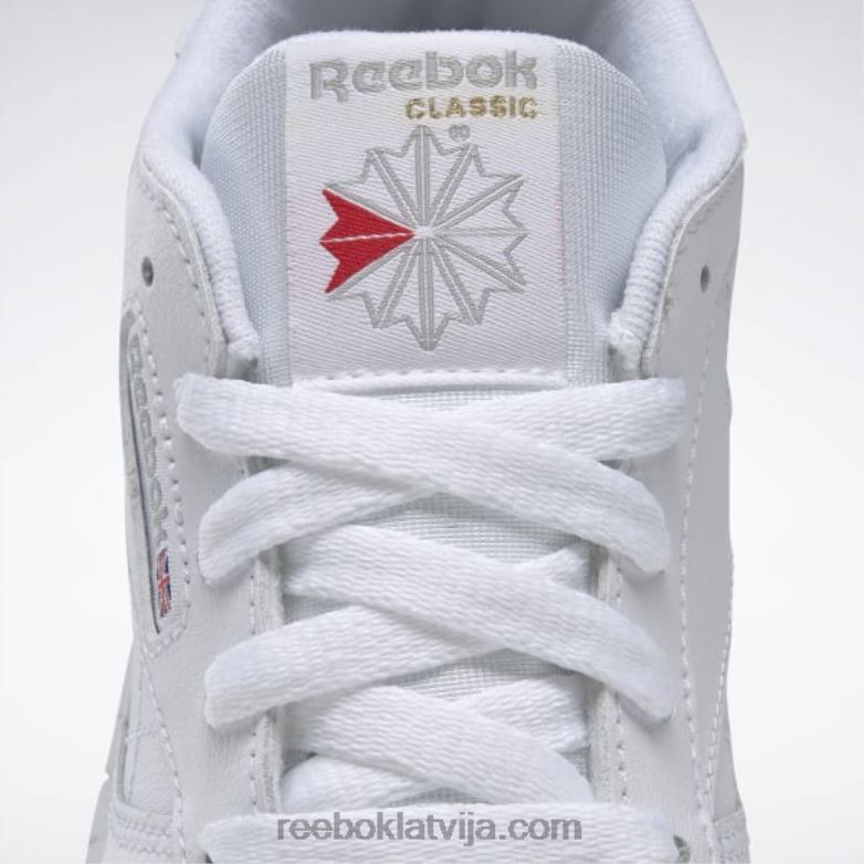 klasiskās ādas apavi - pirmsskolas vecuma bērni 0T4641385 Reebok balts