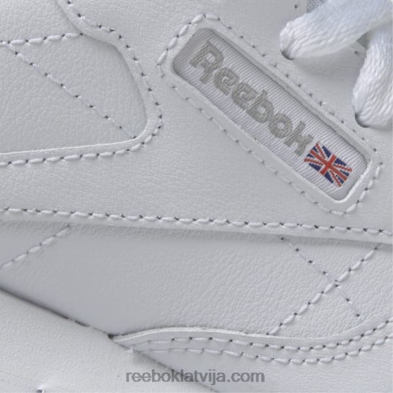 klasiskās ādas apavi - pirmsskolas vecuma bērni 0T4641385 Reebok balts