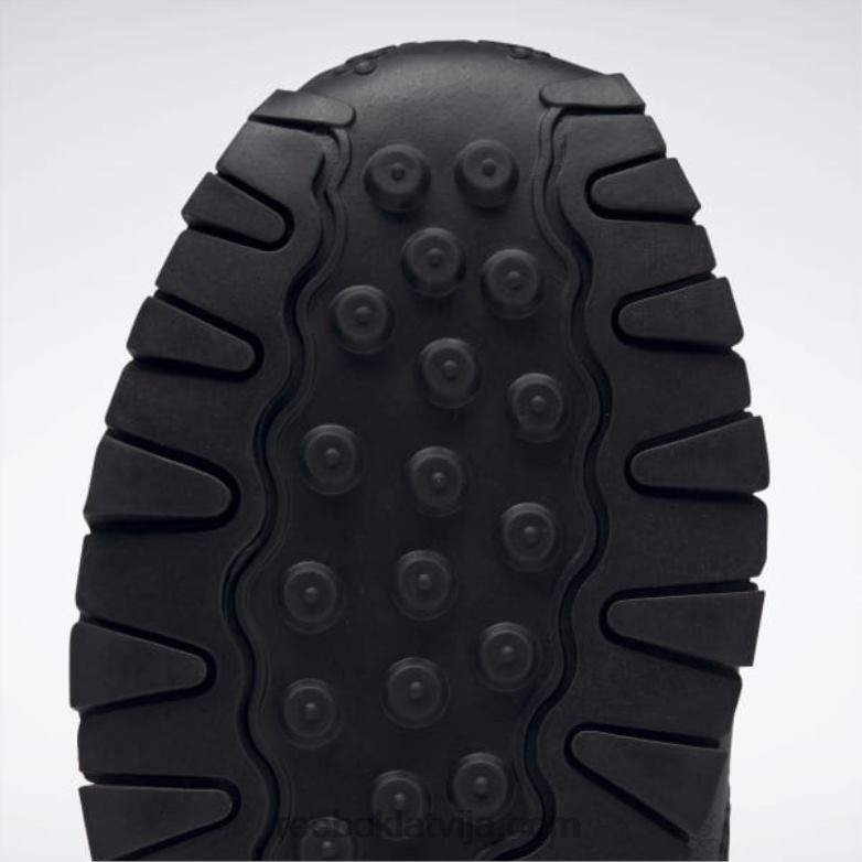 klasiskās ādas apavi - pirmsskolas vecuma bērni 0T4641447 Reebok melns