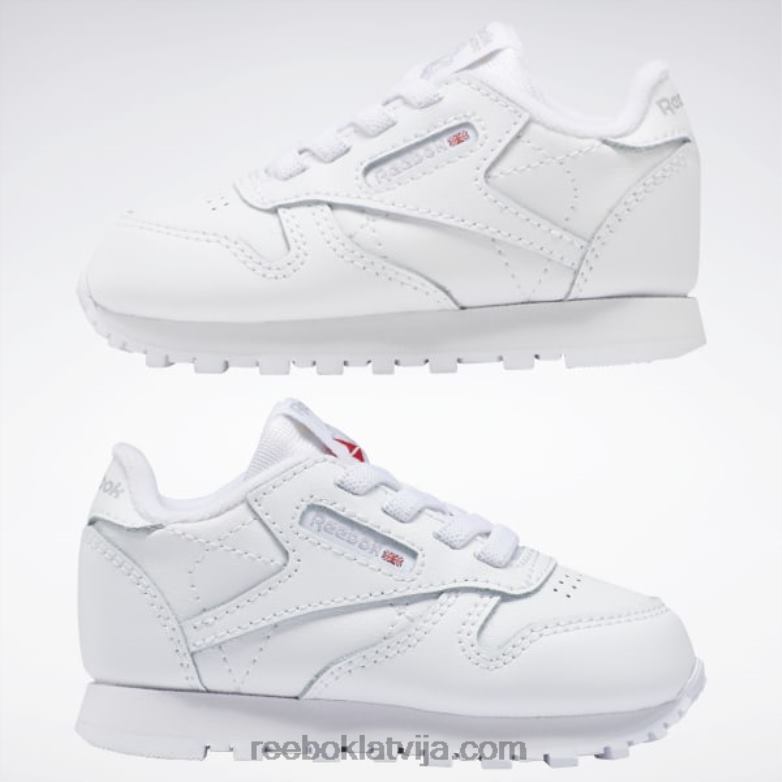 klasiskās ādas apavi - toddler bērni 0T4641376 Reebok ftwr balts
