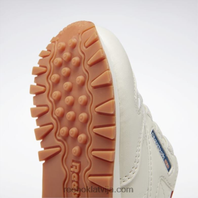 klasiskās ādas apavi - toddler bērni 0T4641387 Reebok krīts/tēraudzils s23-r