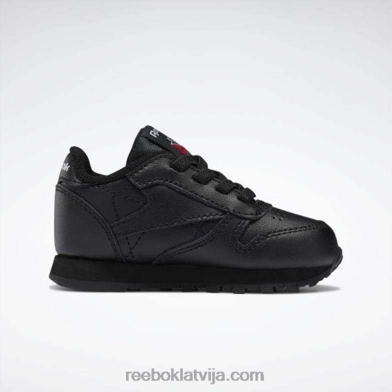 klasiskās ādas apavi - toddler bērni 0T4641393 Reebok kodols melns