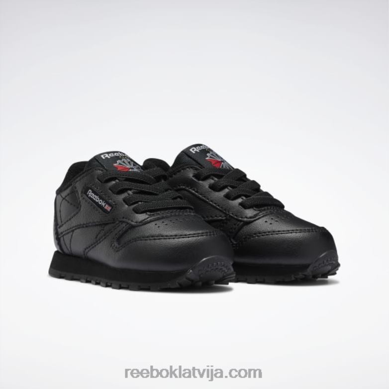 klasiskās ādas apavi - toddler bērni 0T4641393 Reebok kodols melns
