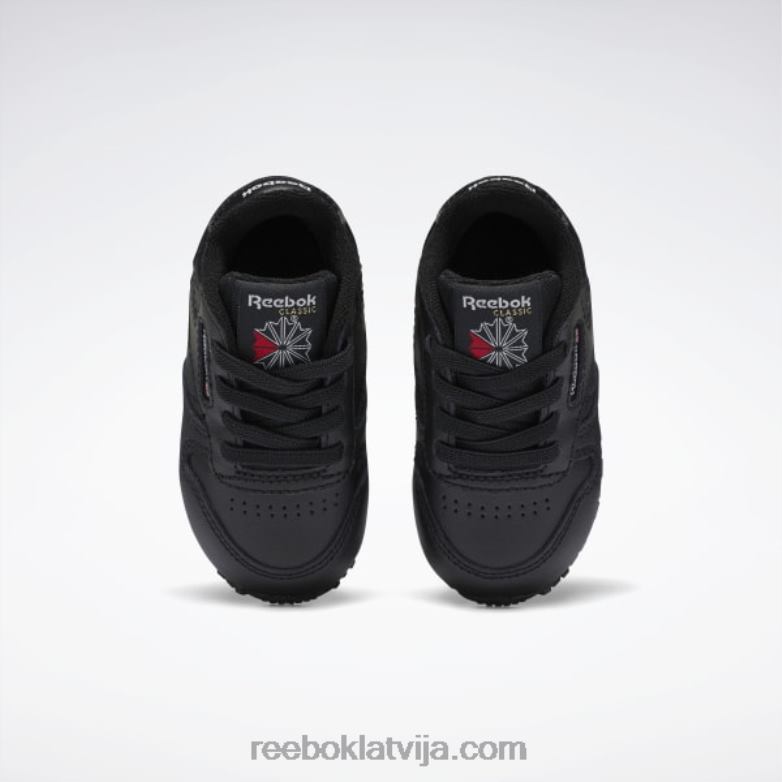 klasiskās ādas apavi - toddler bērni 0T4641393 Reebok kodols melns